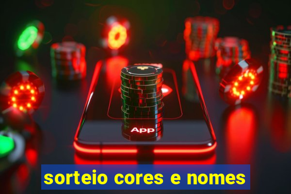 sorteio cores e nomes